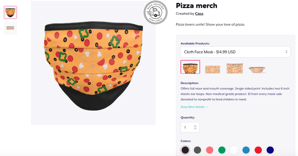 Pizza Design Merch